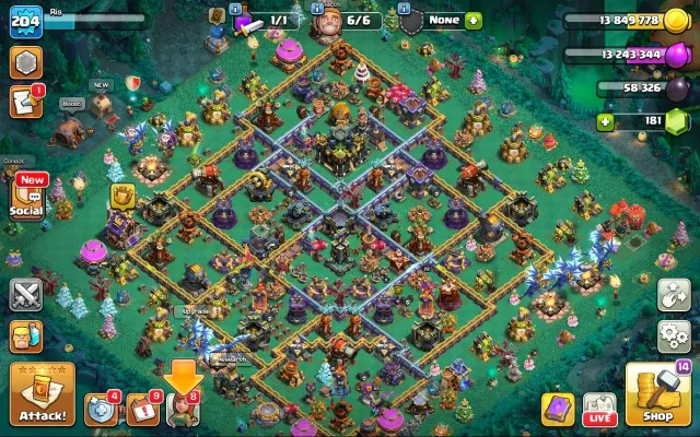 Перепривязка ✅17 TH | 204 LVL | 67/82/51/58/41 | фулл экипа + донат оформа, 17 TH Родной Деревни, 10 TH Строителя