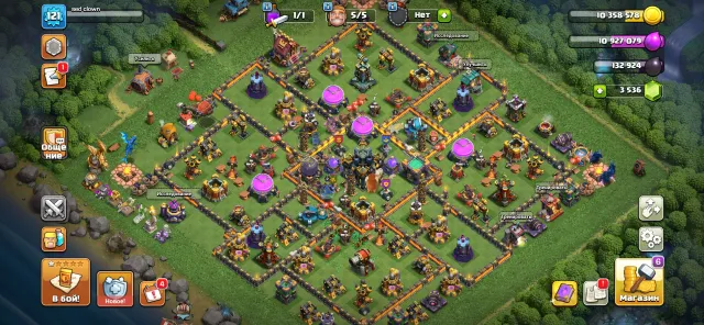 Продаю аккаунт в clash of clans 3500 гемов 17 ратуша личный аккаунт, 17 TH Родной Деревни, 10 TH Строителя