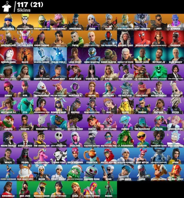 🔥CYBERSPORT ACCOUNT🔥1300 VBUCKS🔥117 SKINS🌌124 EMOTIONS🌌181 PICK🎮144 HANG GLIDES, Sale, skins 117