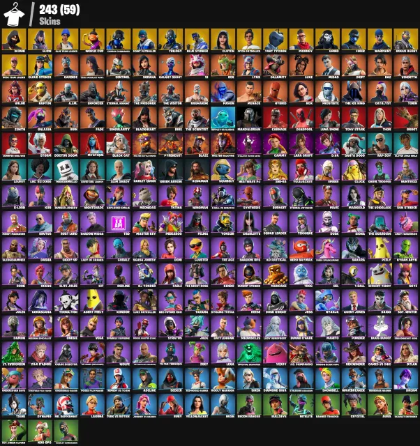PC 243 skins | OG STW | Renegade Raider | IKONIK |