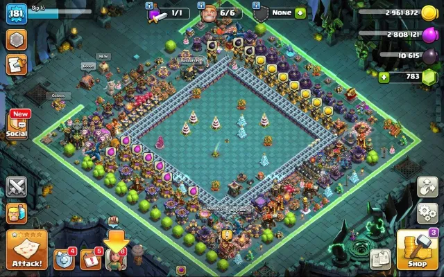 17 TH | 181 LVL | 82/81/59/56/31/2 | top equipment + donation form, 17 TH Native Village, 10 TH Builder