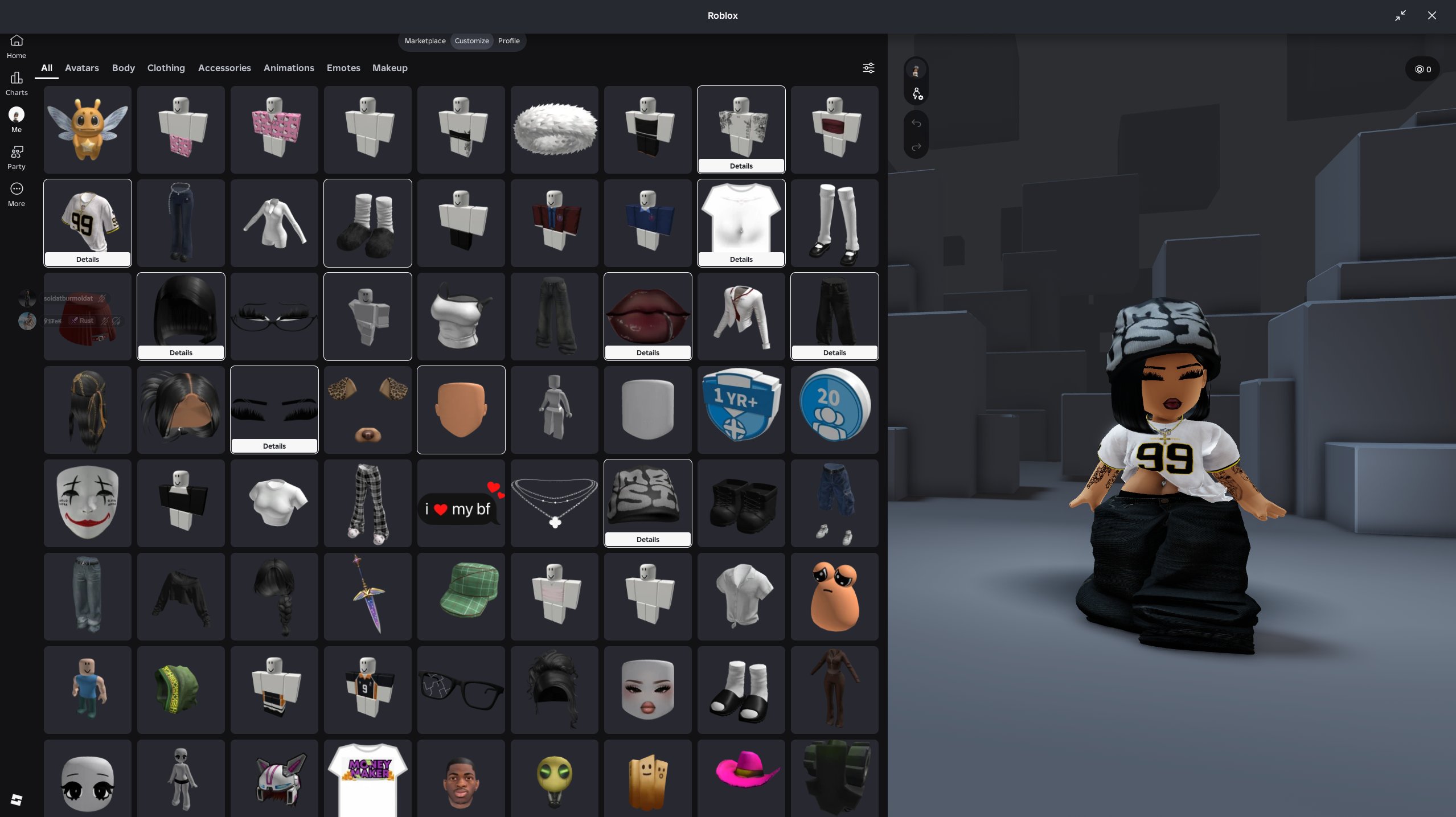 🔥78,000R TOTAL, TONS OF ITEMS, FEMALE ACC | GROW A GARDEN | STEAL A BRAINROT 💎, Sale, Voice chat: No