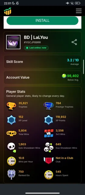 ‼️RECIPE DESCRIPTION‼️🎁 ACCOUNT CLASH ROYALE AS A GIFT🎁🏆35.6K CUPS🏆 🧥 RELINKING 🎁 9.4K CLASH 👾, trophies 35600, brawlers 86, primes 15