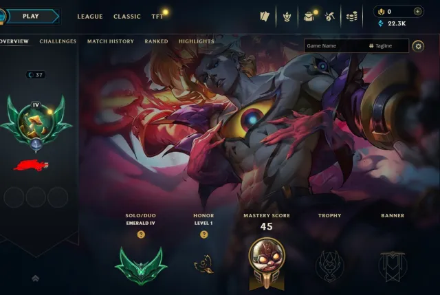 🔑NA🔑68% Winrate🔑S16 Emerald IV🔑S16 Diamond IV MMR🔑Handleveled🔑50 Champs🔑50 Skins🔑#1338, Продажа, уровень 37, чемпионы 50, скины 50, Изумруд
