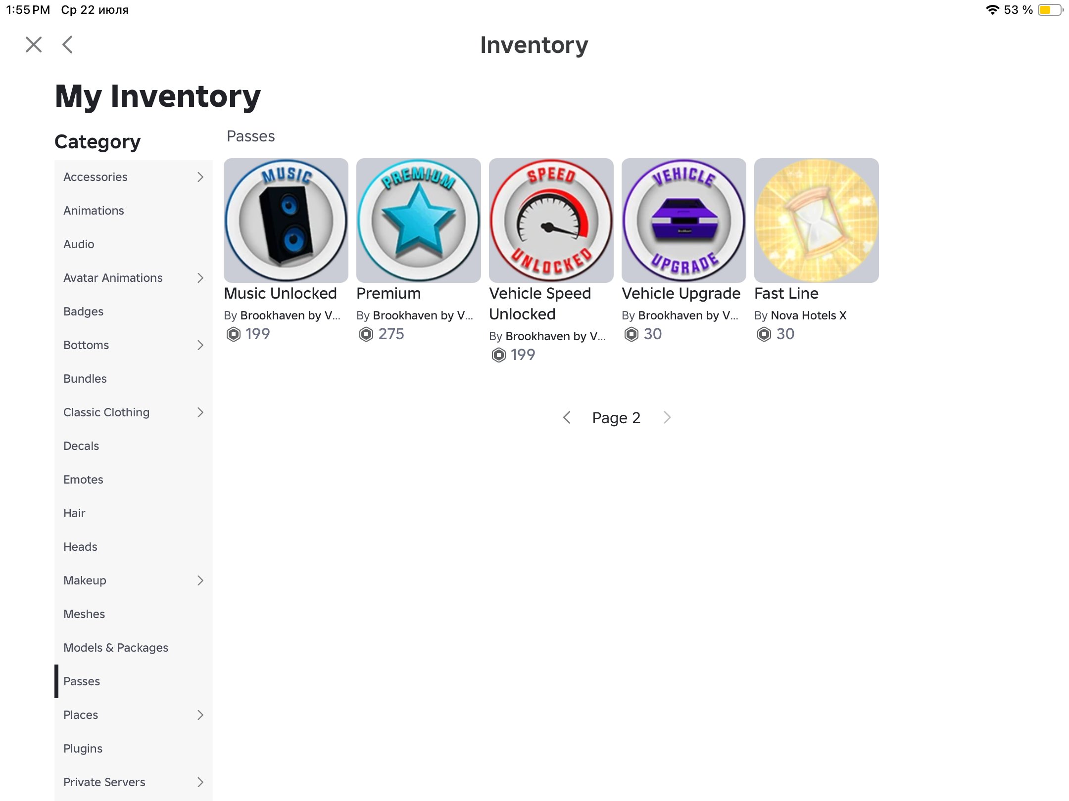 Girls account (Donated 6350 Robux total), Sale, Voice chat: No