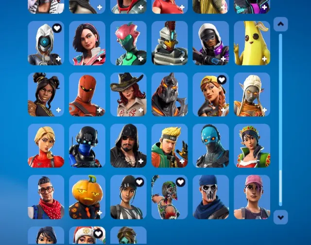 a lot of cool skins, an old account, Sale, skins 195