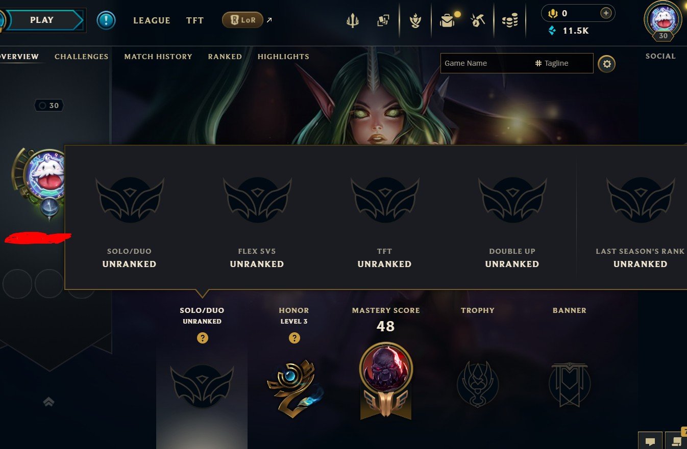 EUW🔑Ranked Ready🔑Handleveled🔑S16 Unranked🔑30 Champs🔑2 Skins🔑11.500 Blue Essence, Sale, level 30, champions 30, skins 2, Unranked