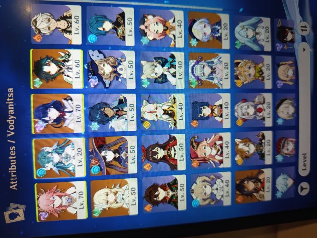 Raiden, Yae Miko, Xiao+Signora, Hydro, Mona, Mizuki, Qiqi, Dehya, Any platform, Email linked, Lumine, Levelled up, AR 49