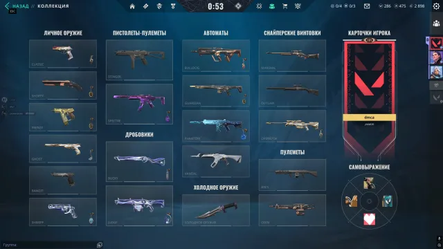 🤍IMBA ACCOUNT 🤍VALORANT🤍, Sale, Platinum 3, Agents: 26, Skins: 26