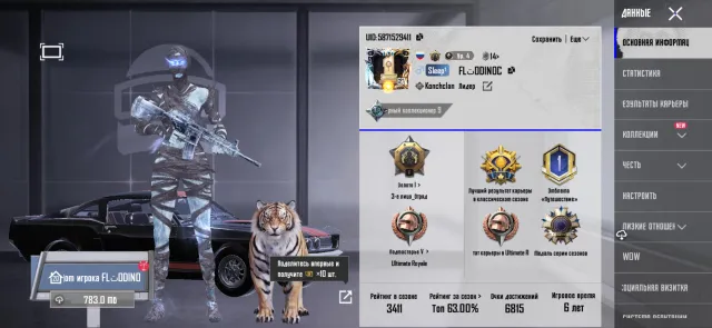 Продажа Олд аккаунт (6лет) PUBG mobile, Продажа, 67 уровень, Ранг: Золото, 30+ мифик скинов, 10+ прокачиваемых оружий, 1-4 килл чатов, Нет спорт каров