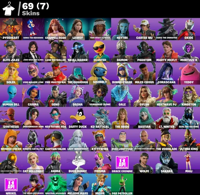 🎮 [PC/XBOX/PSN] 69 SKINS | SONIC | CHAPPELL ROAN | LAUFEY | LIL TECCA | 1900 VB | FULL ACCESS 🔥, Продажа, скины 69