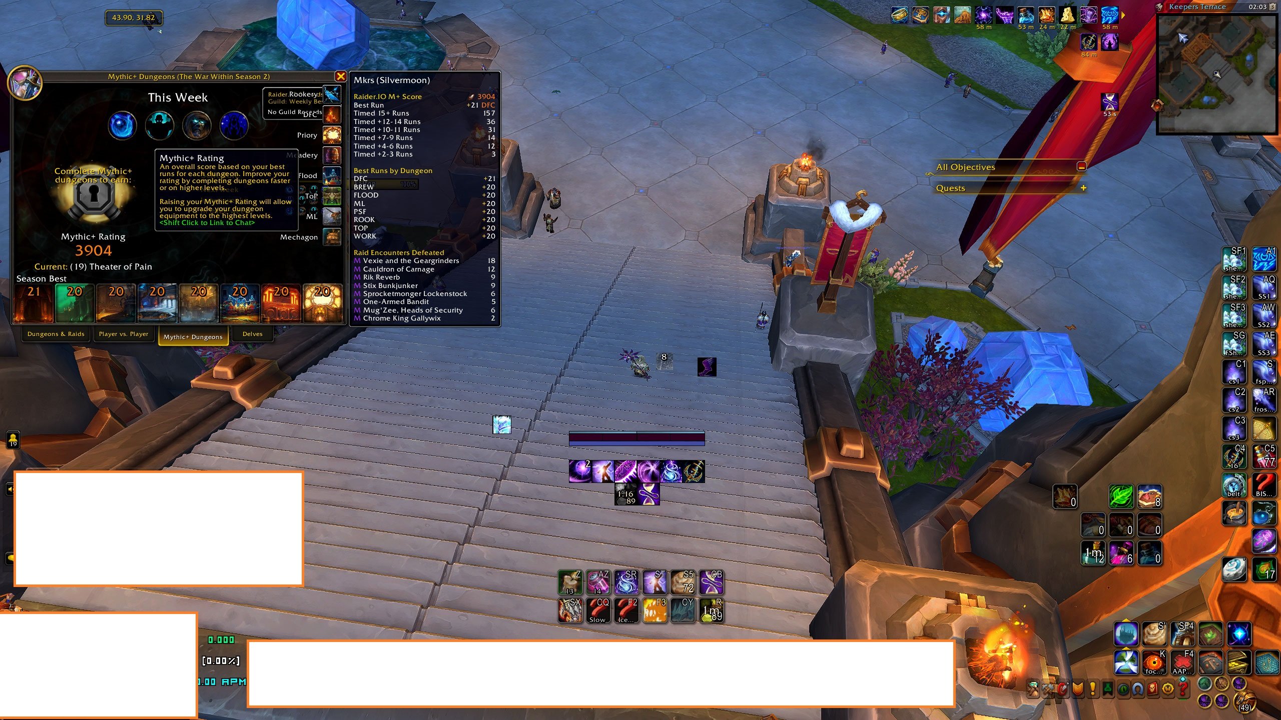3914 rio 2nd ssn 2 cutting edges mage rdy to play 685ilvl TURKEY, 80 level, Dwarf, Mage
