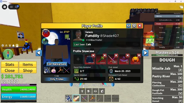 🟡«「⭐ TOTAL 50K R$ | Dragon, Kitsune, Dough » | ⚔️UNDER Blox FRUITS 」🟡【🟨SEE DESCRIPTION 🟨】, Sale, Voice chat: No