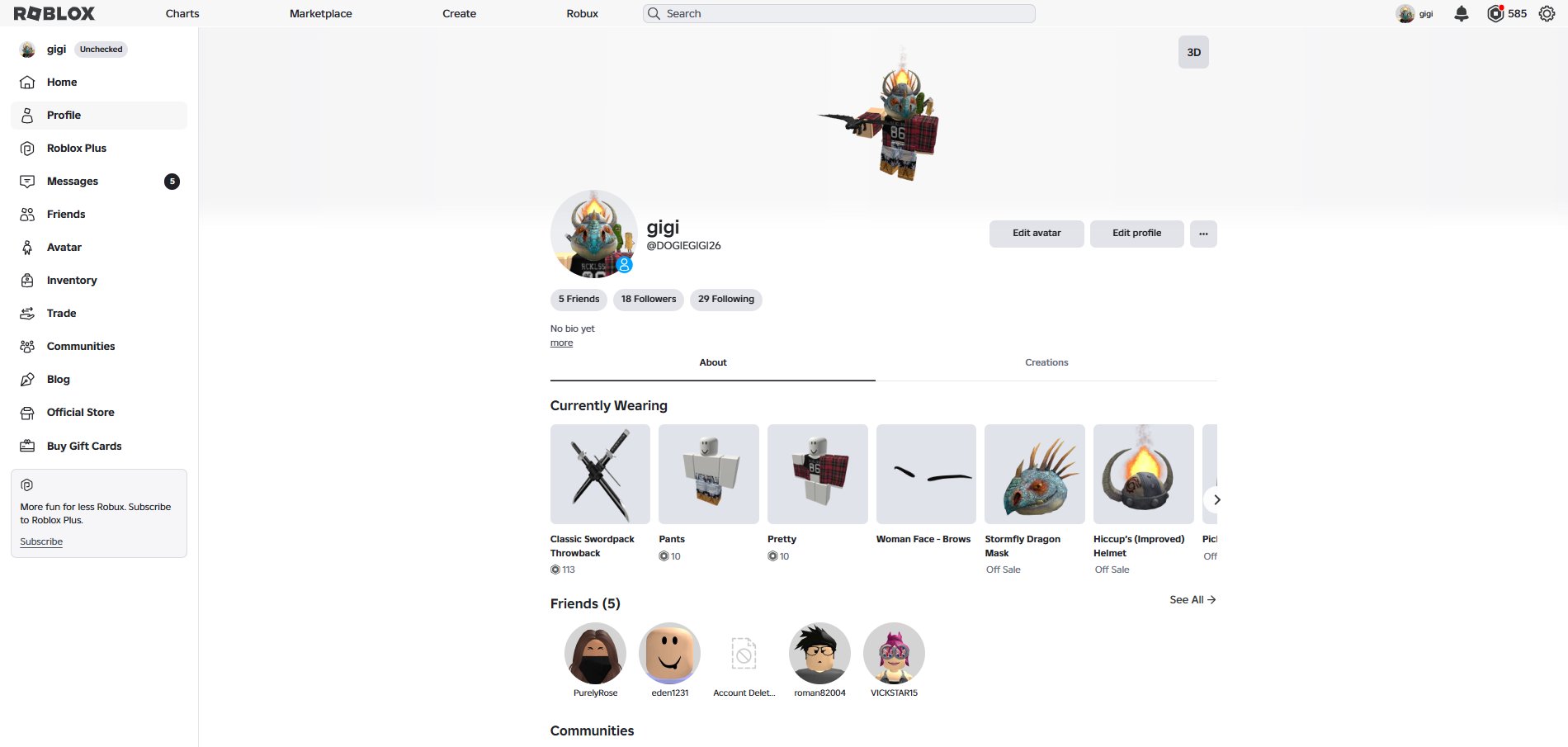 🎓 ACC 2015 | Hiccup’s (Improved) Helmet, VERY RARE OFFSALES, 585 robux, unverified🎓, Sale, Voice chat: No
