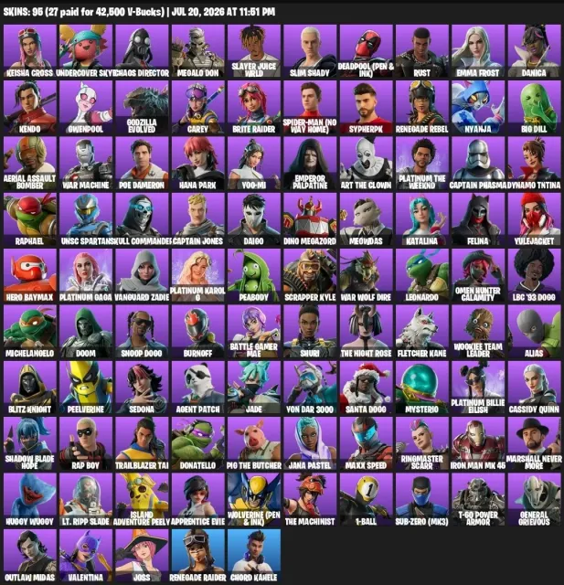 ⭐[FORTNITE]⭐-🔥[110] 🎉ПОЛНЫЙ ДОСТУП+ПОЧТА✨LEVEL 62 НА АККАУНТЕ ОТРЯД ВСЕ 4 ПРОПУСКА и 1400VB!!!, Продажа, скины 110