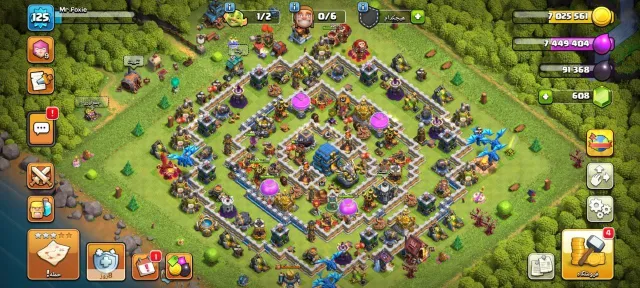 🔆TH 12 🔆Great account 🔆 Lvl 125 🔆 Max Th11, 12 TH Main Village