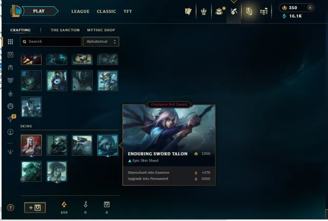 euw -No Ban 40K BE + 350 rp✅Level 30+untouched loot✅Unranked& unverified- 6 Skins✅ Instant, Sale, level 30, champions 6, Unranked