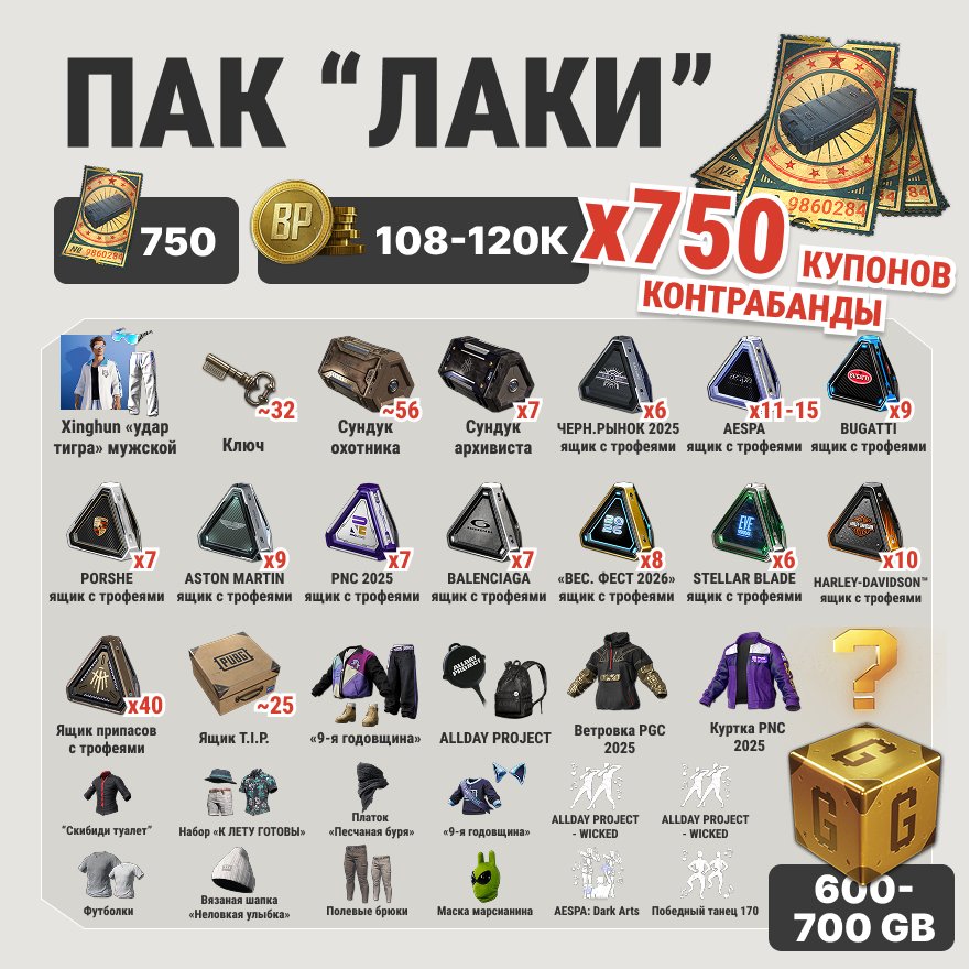 🌀🔹🌀【AUTO-ISSUE】💜【750 coupons🔸108-120k BP🔸208+ BOXES🔸XINGHUN🔸600+ G-coin】💜【FULL ACCESS】🌀🔹🌀, No BATTLEGROUNDS Plus