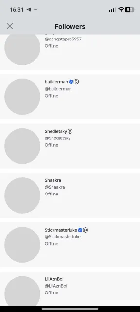 Old account from 2009 with limited items and robux, Sale, Voice chat: Yes