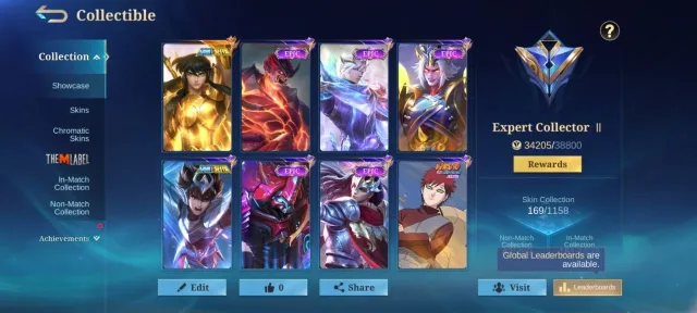 All emblem Max➤H.R mythical Honer➤Gold Libra shiyru Chou➤Naruto Gaara Vale➤Epic Gusion➤Lancelot, Продажа, Ранг: Мифический, Уровень: 55, Процент побед: 52%, Герои: 125, Облики: 169