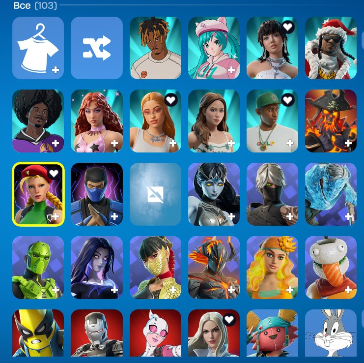 Skins 103 | Decorations 200 | Pickaxes 181 | Hang Gliders 109 | Sneakers 7 | Emotes 90