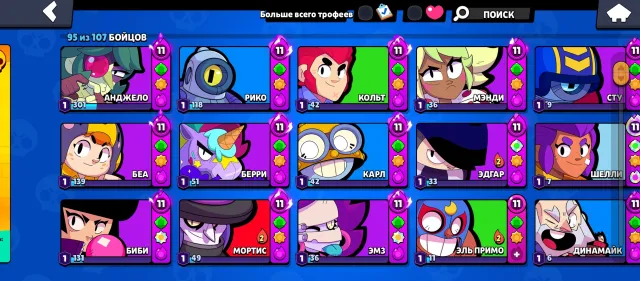 Account 2020, has old skins, bought BP 6, 51704 trophies, 95 brawlers, 26 primes