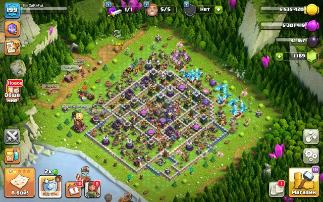 ⚡AUTO DELIVERY⚡🛡️12 SKINS🛡️💎1.189 GEMS💎🥇1.311 MEDALS🥇⭐199 LVL⭐👑HEROES 53/59/40/33/20👑, 15 TH Native Village