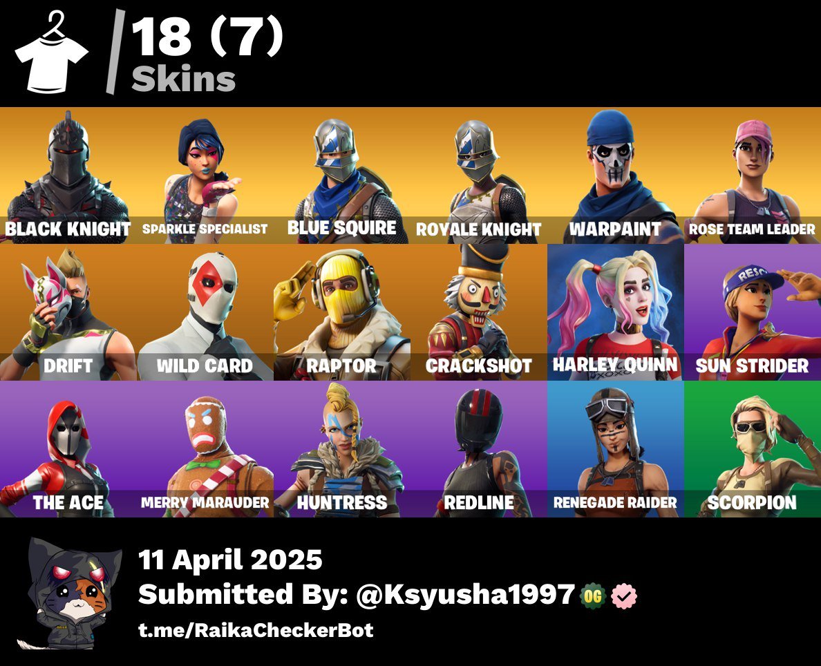 73 SKINS | Black Knight | Sparkle Specialist | Royale Knight | Blue Squire | Rose Team Leader, Sale, skins 73