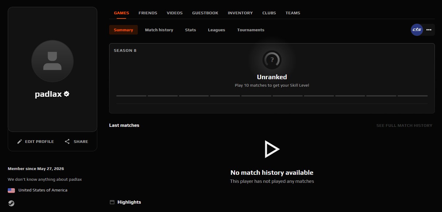 🔳 FACEIT VERIFIED + CS2 PRIME 🔳 USA REGION 🔳🔥🔥🔥 VERIFICATION GUARANTEE + NATIVE MAIL! 🔥🔥🔥🔳, Sale, Empty, Yes PRIME, FACEIT, 1000 ELO, With registration: Yes