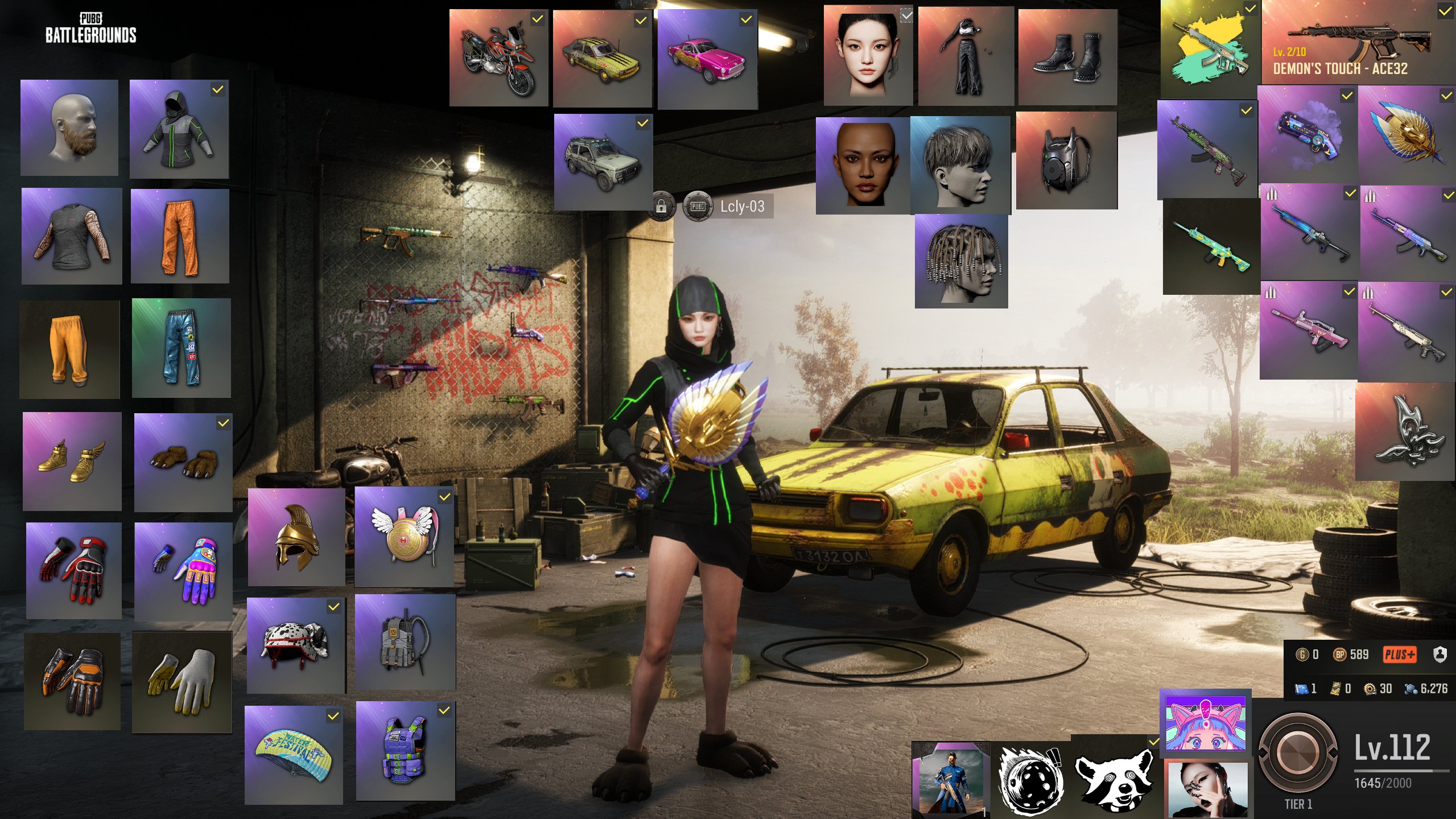 ✅RANKED READY🔥ACE32 DEMON TOUCH LVL 2 + CHROMA🔥AESPA NINGNING🔥PIGFF JACKET🔥46+ WEAPONS💥M79 PURPLE, Yes BATTLEGROUNDS Plus
