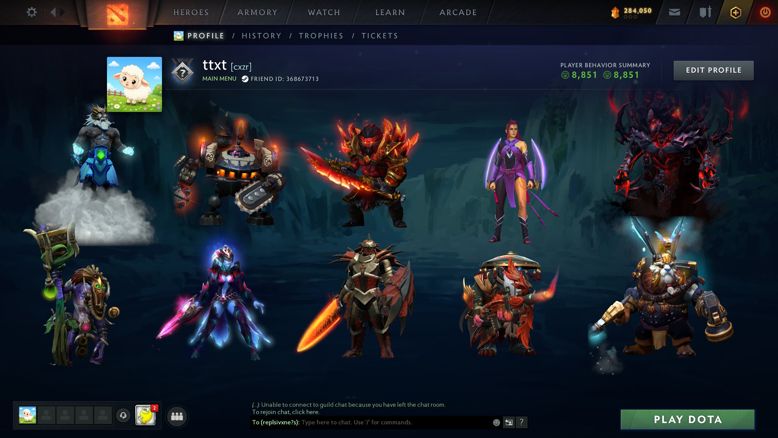 🍀Zeus Arcana🍀 | 🎭Personas🎭 | 👑Legend IV👑 | 🏆Dota+ Sets🏆 | ⚜️Trophy Level 44 | 🃏48 Role Queue Tokens, Sale, 3700 MMR, 8851 Behavior score, 8851 вежливости, 888 games