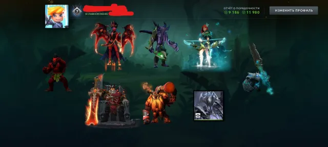 ✅11 Аркан: QOP, WK, WR, Faceless Void, Razor, ES✅Ландшафты✅КВОПА ВК ВР ВОЙД РАЗОР, Продажа, 4000 MMR, 11980 порядочности, 9200 вежливости, 12900 матчей, 11200 часов
