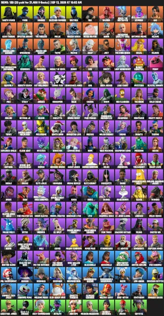 🌻WHAT'S UP🌻🌳SKIING, SUMMER MARA, KIM KARDASHIAN, FNCS PICKAXE🌳🌷SKINS FOR 31K VB, Sale, skins 191