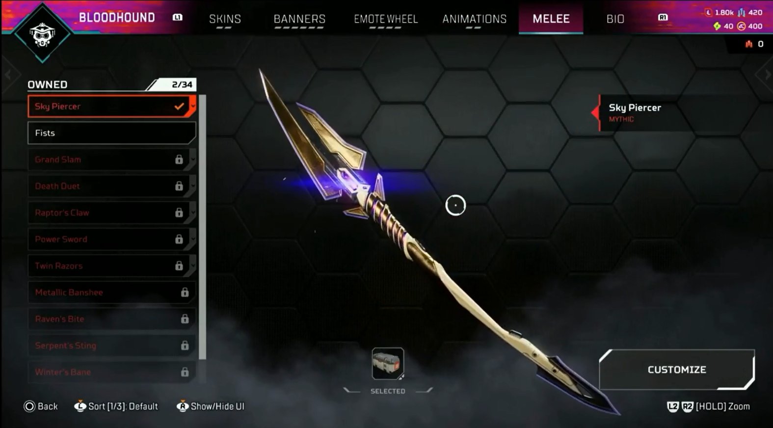 Apex Legends PSN account