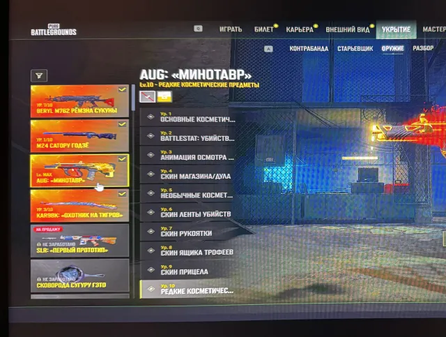 10 минотавр , 8 Берил, Есть BATTLEGROUNDS Plus