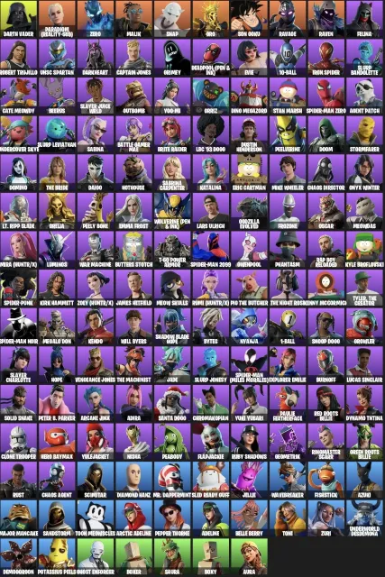 🔥 Fortnite | 147 Skins | 75 Paid Skins | DARTH VADER | Email Change Available, Sale, skins 147
