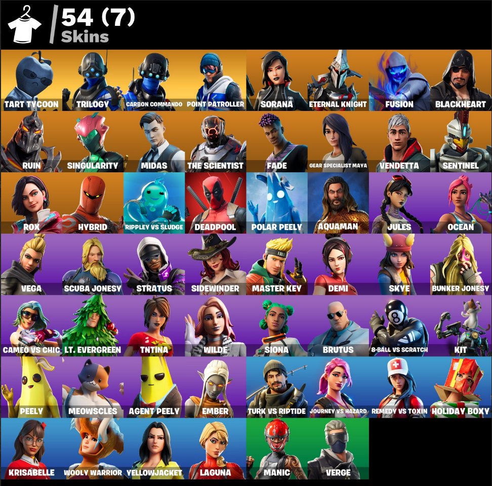 👽54 SKINS👽⭐MAIL CHANGE⭐MERRY MINT AXE⭐ALL PLATFORMS❤️⭐AUTO-DELIVERY, Sale, skins 54