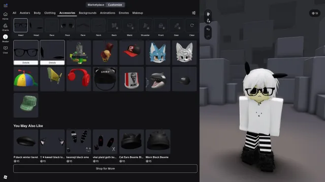 account with almost 9k total, Sale, Voice chat: No