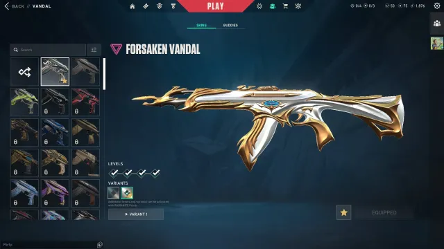 🔥FORSAKEN VANDAL🔥, PHANTOM BOLT☄️Diamond 1⚡TURKEY, EU SERVERS⚡Full rebind, Sale, Diamond 1, Agents: 14, Skins: 11
