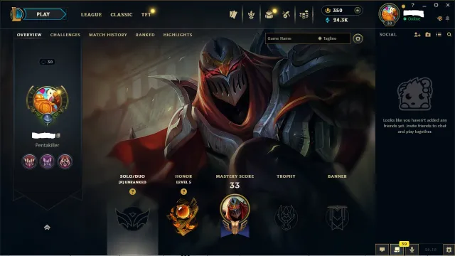 🔥 EUW LEVEL 30 | Full Hand-Leveled | Ranked Ready | HONOR 5 | UNVERIFIED EMAIL | 25K BE | 350 RP, Продажа, уровень 30, чемпионы 13, скины 6, Нет ранга