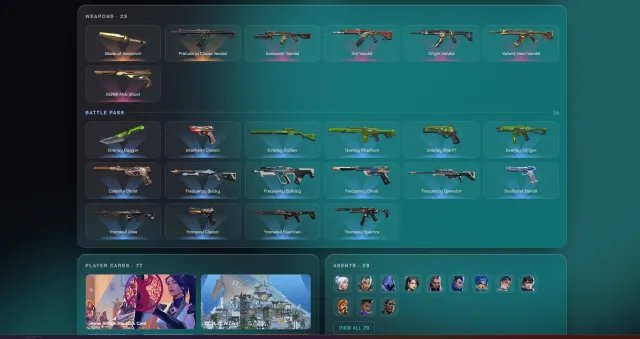 🌟 Valorant Account | RU/EU | Platinum 3 | Top Skins | Full Access, Sale, Platinum 3, Agents: 29, Skins: 23