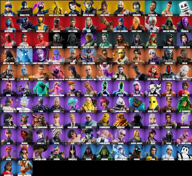 Leviathan Axe, Gold Midas, Galaxia, Neo Versa, Omega Knight, Sale, skins 122