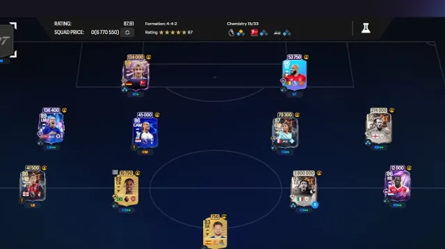 ✨Account with David Beckham, Feller and others✨ No games on the account!✨ Web open✨, PS, Sale, Standard Edition, Rating 85, Squad value 600k, Coins on balance 100k