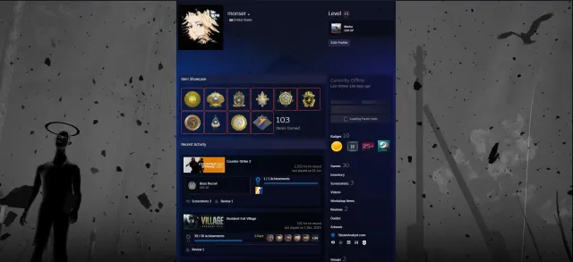 🟢 11 MEDALS 🟡 GOLD COIN 🟡 30 PAID GAMES 🟡 15 LVL STEAM 🟡 10 YEARS OF SERVICE + 2332 HOURS IN CS 🟢🟢, Sale, With inventory, Has PRIME