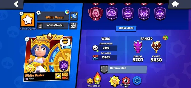 ◆⬛️◾️ [4X OLD MASTER] ◾️⬛️◆ ┃ ◾️ [SELLER GAIL] ◾️ ┃ ⬛️ [VIDEO REVIEW] ⬛️ + 356 GEMS, 70949 trophies, 106 brawlers, 29 primes