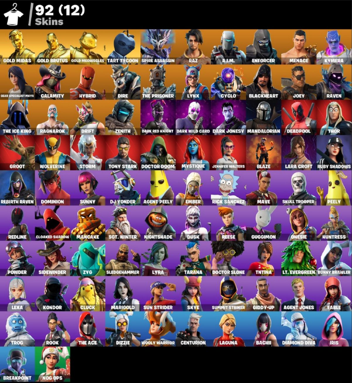 [ПК] ⭐ 92 СКИНА ⭐ ПОЛНЫЙ ДОСТУП К ПОЧТЕ ⭐ 700 VB | Leviathan Axe | Gold Midas | Gold Brutus ⭐, Продажа, скины 92