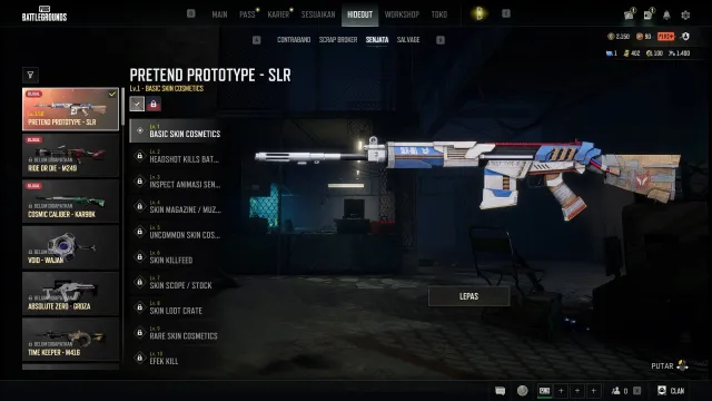 ░▒▓█✅【DORIAN CONTENDER】【🌟PROGRESSIVE SLR】【2150 G-COIN】【432 COUPON】#9423, Есть BATTLEGROUNDS Plus