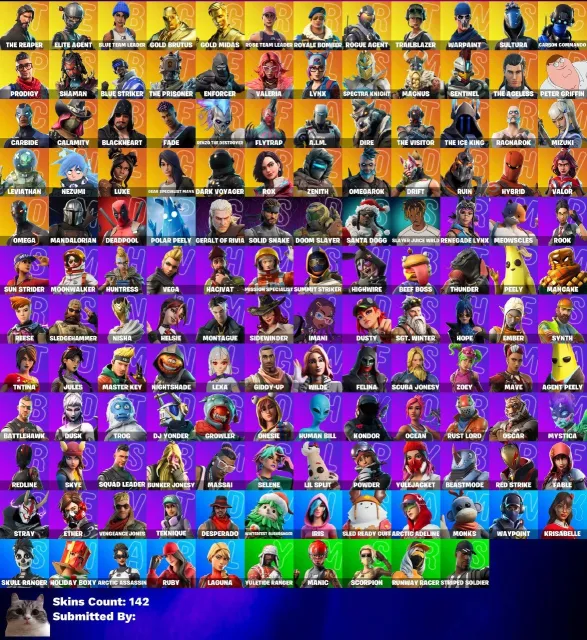 🔮142 skins🔮OG STW🔮Murderer🔮Take The L🔮Gold Brutus🔮Gold Midas🔮Take The Elf🔮Elite Agent🔮Renegade Agent, Sale, skins 142