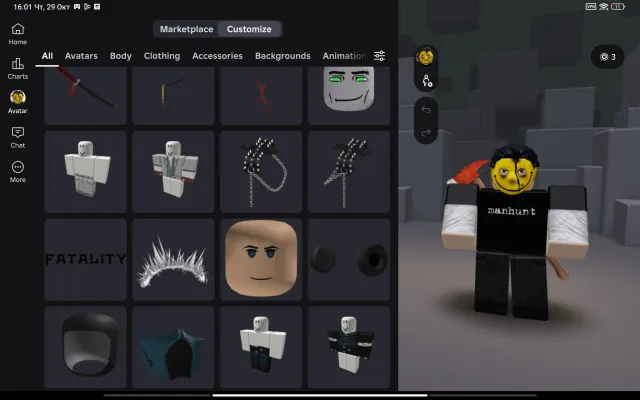 ⚡️AUTOMATIC DELIVERY✅ 𝐕𝐎𝐈𝐂𝐄 𝐂𝐇𝐀𝐓 / VOICE CHAT | Region — Poland | Skins worth 2000 Robux | AGE 16-17 YEARS, Sale, Voice chat: Yes