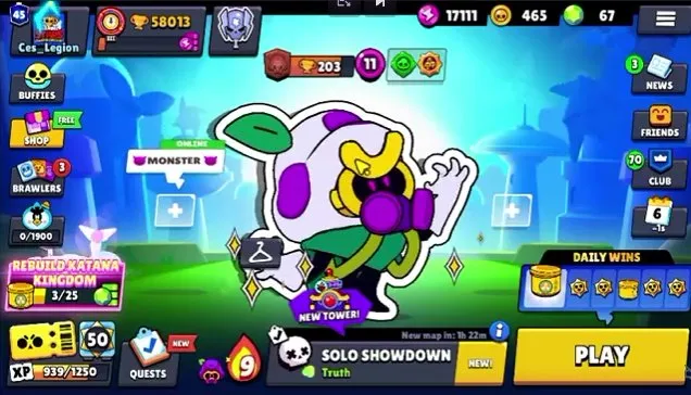 96 BRAWLERS🏆63.7K🏆⚡15 MAX👤224 SKINS🔥5 PRESTIGE, 58013 trophies, 87 brawlers, 96 primes